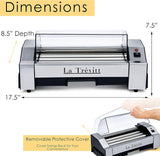 La Trevitt Hot Dog Roller- Sausage Grill Cooker Machine- 6 Hot Dog Capacity – Commercial and Household Hot Dog Machine for Family Use