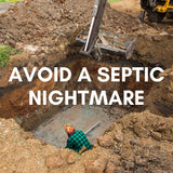 Septi-Flow | Septic System Shock Repair- Clears Drainfields, Dissolves Deadpan and Hardened Soil, Full Tank Treatment (4) Gallon Set