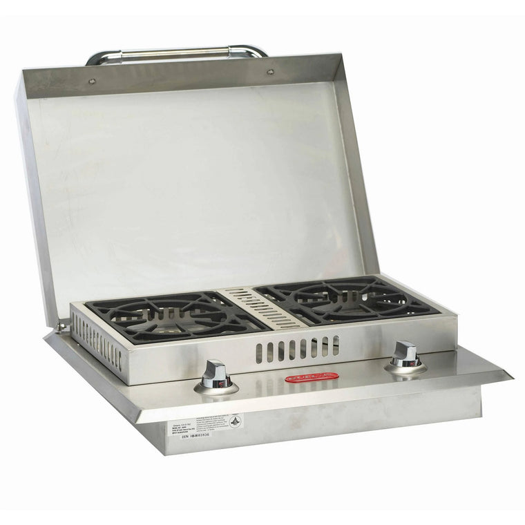 Bull Outdoor Products Stainless Steel Propane Double Side Burner